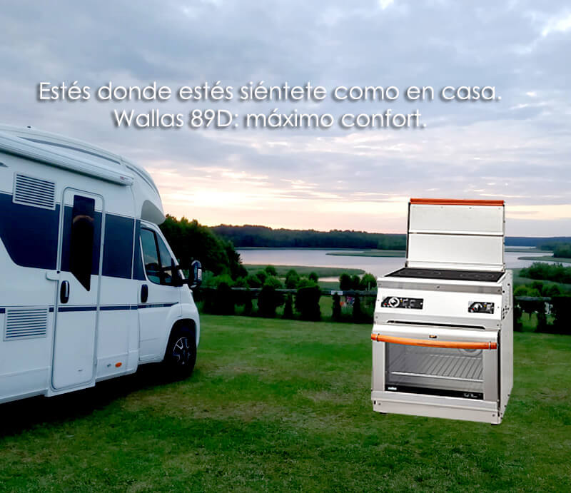 WALLAS 89D DIESEL 3 EN 1 : FOUR + TABLE DE CUISSON + CHAUFFAGE POUR BATEAUX, VR ET MAISONS ÉLOIGNÉES