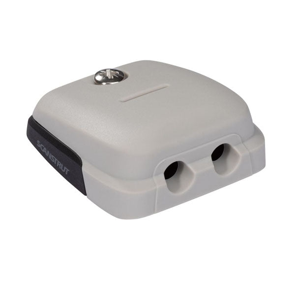 DS Scanstrut horizontal double cable gland in grey or black