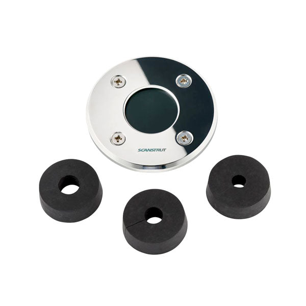 Passe-câble externe à profil bas DS Scanstrut en acier inoxydable 316
