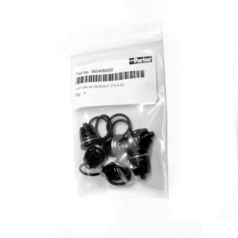 Kit de valves pour pompe haute pression Parker Sea Recovery. Réf.: B654080002