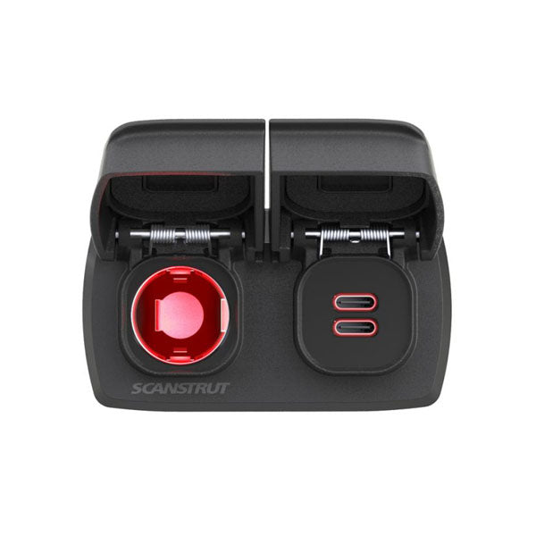 Chargeur double USB-C et prise d'alimentation 12 V Scanstrut