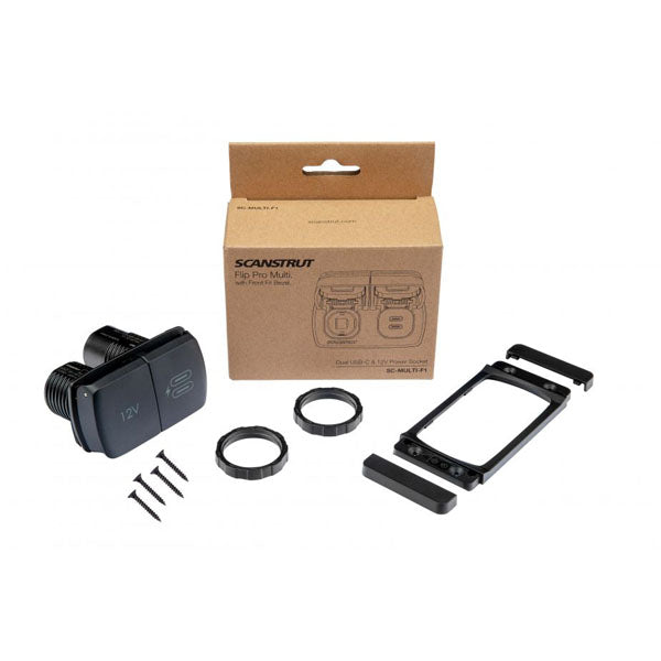 Chargeur double USB-C et prise d'alimentation 12 V Scanstrut