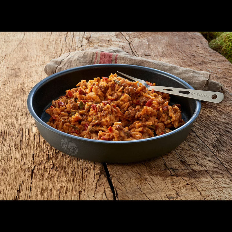 Risotto, une recette des Balkans. Aliments déshydratés.
