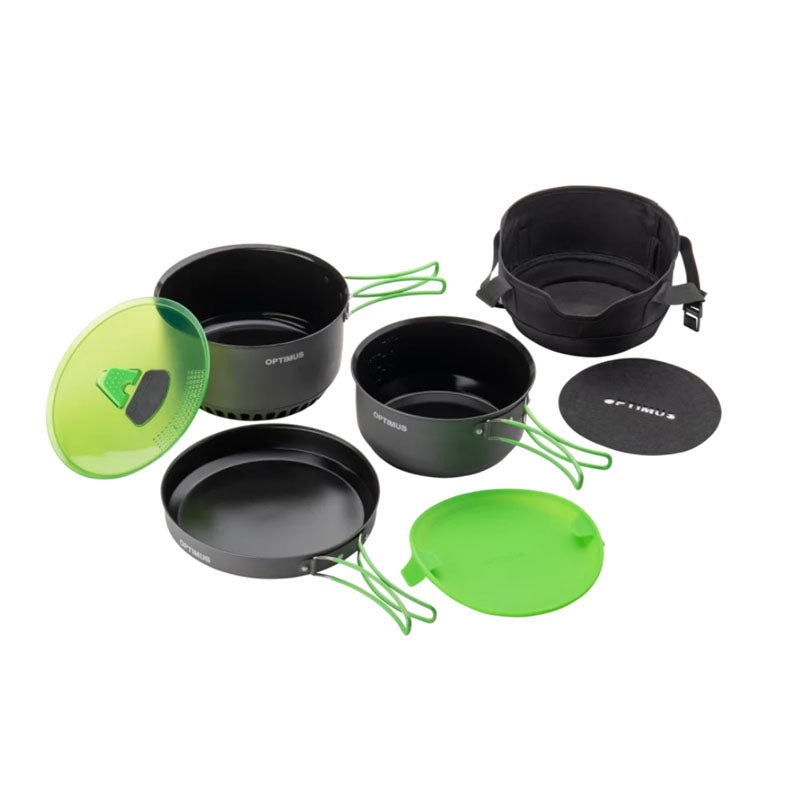 Lot de 4 casseroles pour le réchaud Optimus Terra Camp 4 Pot Set