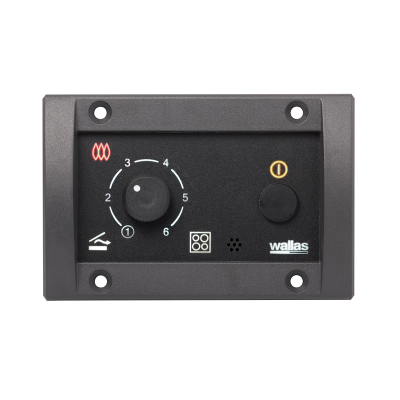 WALLAS NORDIC DT (DIESEL) GLASS-STYLE COOKTOP AND HEATING FOR BOATS, RVS AND REMOTE HOMES
