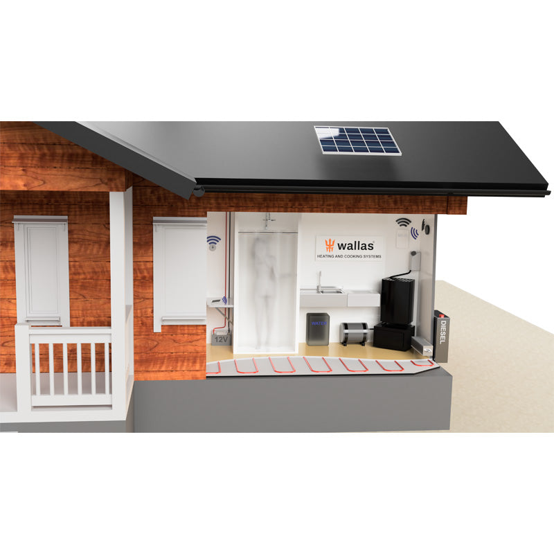 Chauffe-eau Wallas 40 EA (diesel) pour cabine