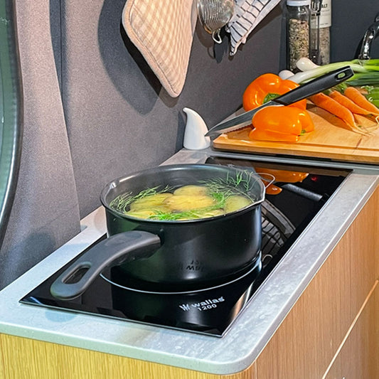 WALLAS 85 DT DIESEL CERAMIC GLASS STYLE COOKTOP FOR BOATS, RVS AND REMOTE HOMES