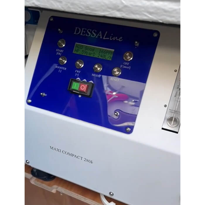 DessaLine watermaker offer, with display, 150 liters per hour 