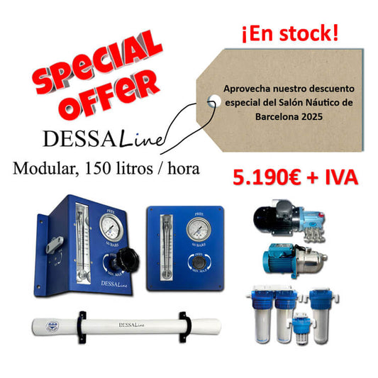 DessaLine Sammy watermaker, 150 liters per hour