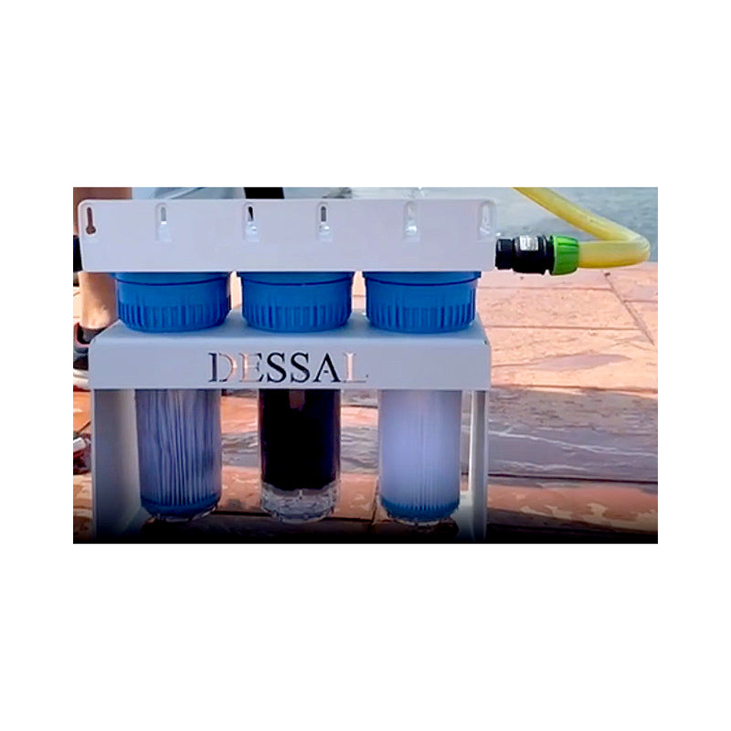Triplex Dessal: Sistema de filtragem 3 em 1 para a água da rede.