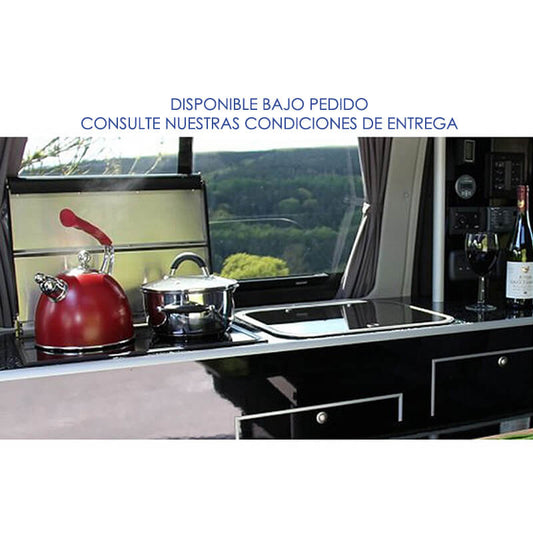 Calefacción y placa de cocción estilo vitrocerámica Wallas XC Duo (diésel) para autocaravanas