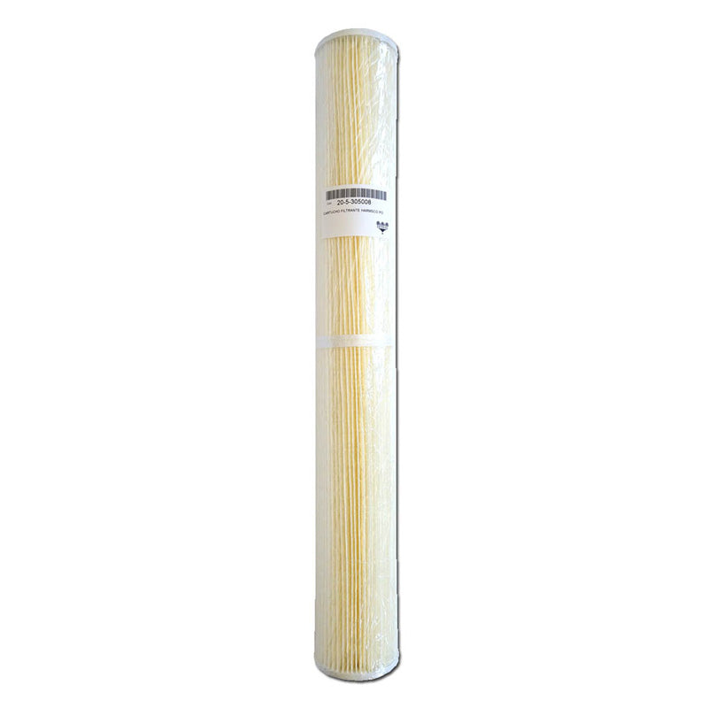 Filtro poliéster plisado 20 x 2 1/2". 5 Micras. Ref. 20-5-305008