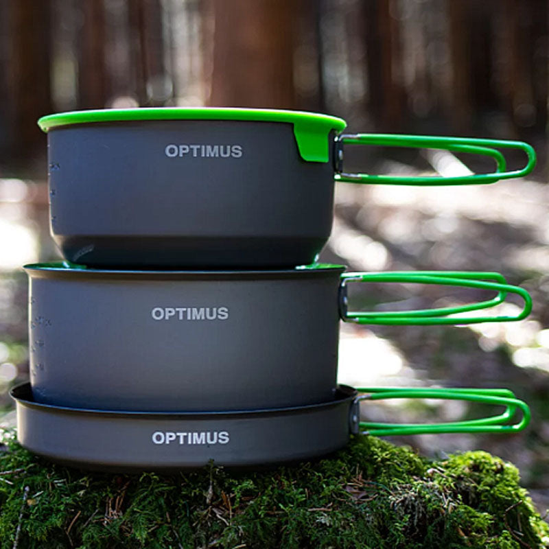 Set of 4 pots for stove Optimus Terra Camp 4 Pot Set